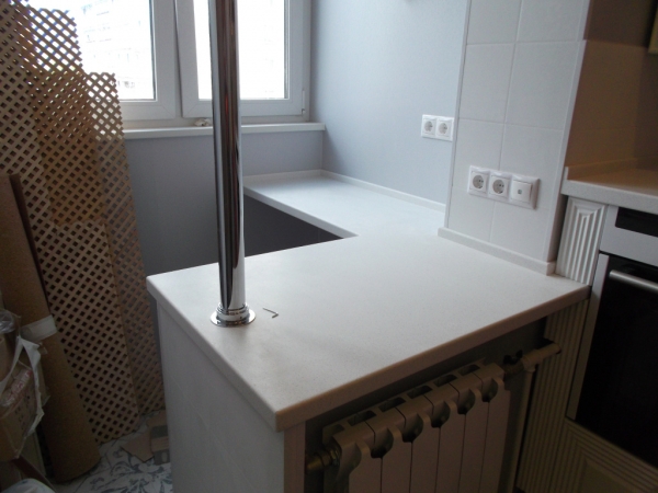 Подоконники из литьевого мрамора и искусственного камня Подоконники из литьевого мрамора и искусственного камня