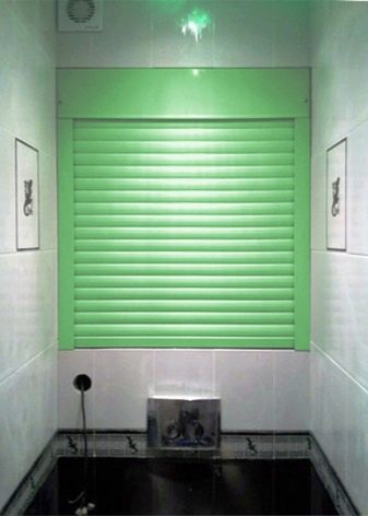 Рольставни в туалет (70 фото): жалюзи для сантехнического шкафа за унитазом, роллеты с печатью, установка и демонтаж своими руками