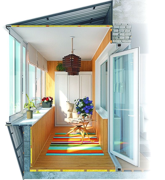 Балкон под ключ