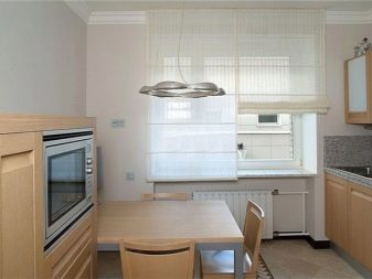 Как правильно выбрать римские шторы на кухню, фото в интерьере, видео Как правильно выбрать римские шторы на кухню, фото в интерьере, видео