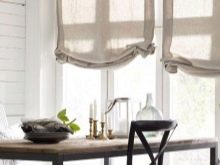 Как правильно выбрать римские шторы на кухню, фото в интерьере, видео Как правильно выбрать римские шторы на кухню, фото в интерьере, видео