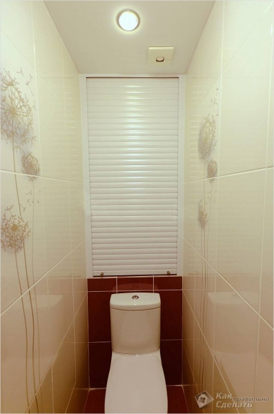Рольставни в туалет (70 фото): жалюзи для сантехнического шкафа за унитазом, роллеты с печатью, установка и демонтаж своими руками