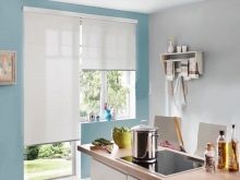 Как правильно выбрать римские шторы на кухню, фото в интерьере, видео Как правильно выбрать римские шторы на кухню, фото в интерьере, видео