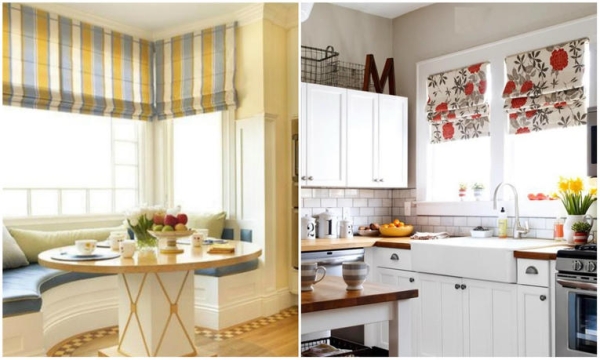 Как правильно выбрать римские шторы на кухню, фото в интерьере, видео Как правильно выбрать римские шторы на кухню, фото в интерьере, видео