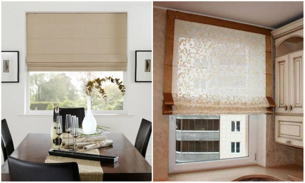 Как правильно выбрать римские шторы на кухню, фото в интерьере, видео Как правильно выбрать римские шторы на кухню, фото в интерьере, видео