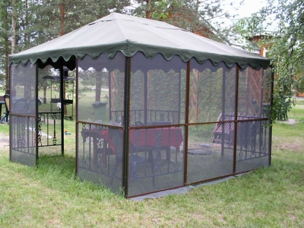 Москитная сетка для беседки Москитная сетка для беседки