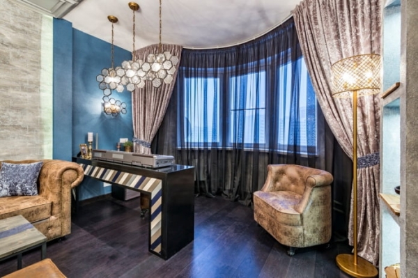 Выбор карниза для эркера: фото, какие варианты подходят для эркерных окон Выбор карниза для эркера: фото, какие варианты подходят для эркерных окон