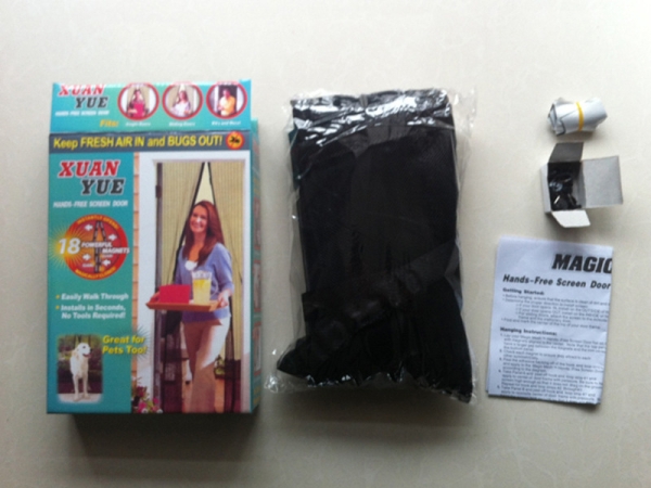 Как установить москитную сетку на дверь