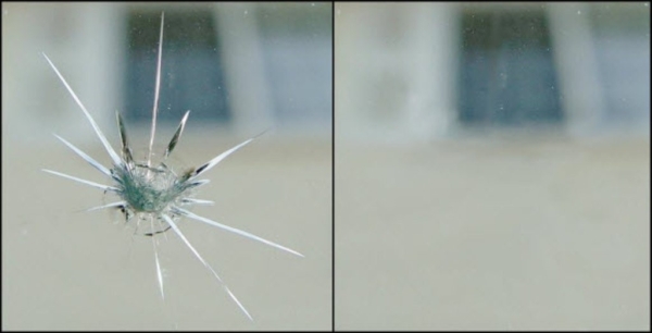 Как убрать царапину со стекла окна?