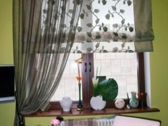 Как правильно выбрать римские шторы на кухню, фото в интерьере, видео Как правильно выбрать римские шторы на кухню, фото в интерьере, видео