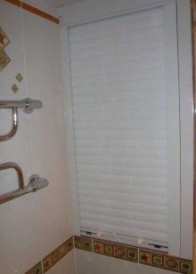 Рольставни в туалет (70 фото): жалюзи для сантехнического шкафа за унитазом, роллеты с печатью, установка и демонтаж своими руками