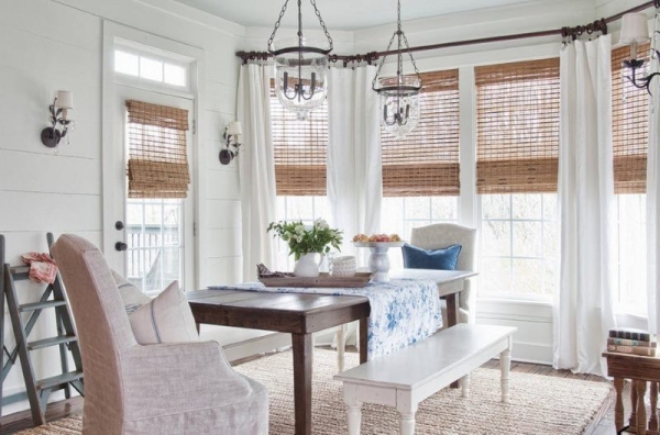 Как правильно выбрать римские шторы на кухню, фото в интерьере, видео Как правильно выбрать римские шторы на кухню, фото в интерьере, видео