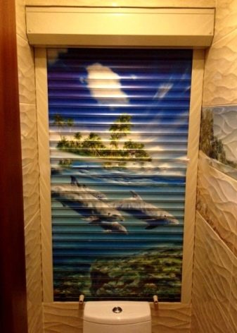 Рольставни в туалет (70 фото): жалюзи для сантехнического шкафа за унитазом, роллеты с печатью, установка и демонтаж своими руками