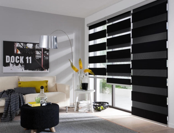 Шторы (жалюзи) День-Ночь — 90 фото новинок дизайна Шторы (жалюзи) День-Ночь — 90 фото новинок дизайна