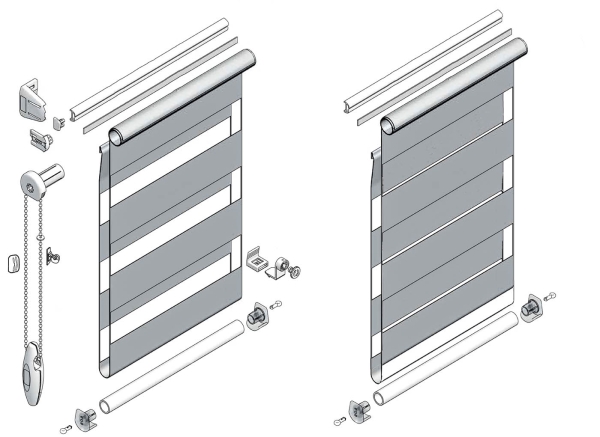 Шторы (жалюзи) День-Ночь — 90 фото новинок дизайна Шторы (жалюзи) День-Ночь — 90 фото новинок дизайна