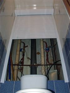 Рольставни в туалет и ванную: советы по выбору и монтажу Рольставни в туалет и ванную: советы по выбору и монтажу