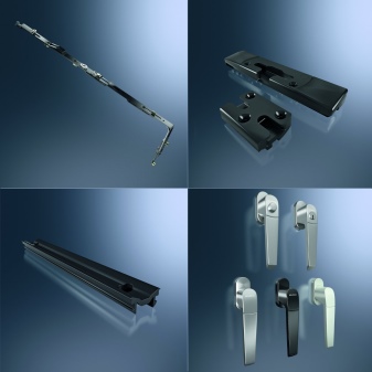 Фурнитура для алюминиевых окон: противовзломная продукция для раздвижных конструкций, ручки и комплектующие, гребенка и уплотнитель