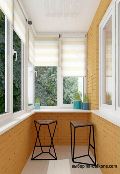 Дизайн лоджии — 75 реальных фото