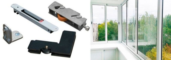 Фурнитура для алюминиевых окон: противовзломная продукция для раздвижных конструкций, ручки и комплектующие, гребенка и уплотнитель