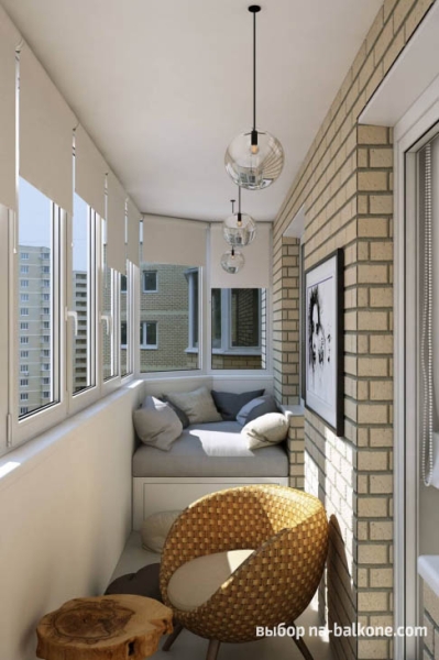 Дизайн лоджии — 75 реальных фото