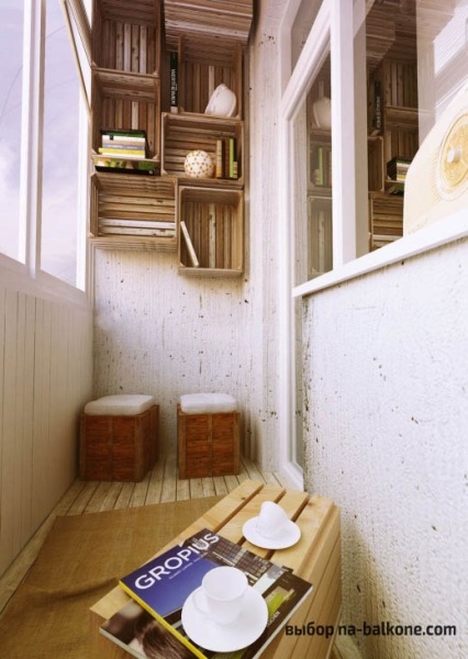 Дизайн лоджии — 75 реальных фото