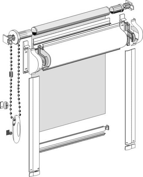Рулонные шторы «день-ночь» на пластиковые окна: в интерьере, выбор конструкции, монтаж Рулонные шторы «день-ночь» на пластиковые окна: в интерьере, выбор конструкции, монтаж