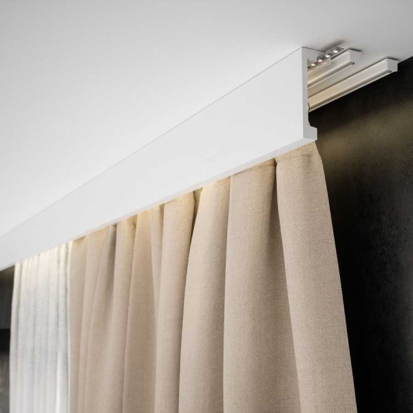 Гардины для штор, виды карнизов для штор, какие лучше выбрать самые удобные настенные варианты в зал — 39 фото