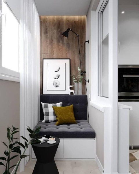 Дизайн лоджии — 75 реальных фото