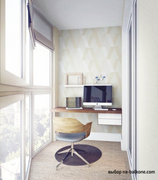 Дизайн лоджии — 75 реальных фото