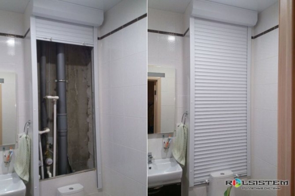 Рольставни в туалет и ванную: советы по выбору и монтажу Рольставни в туалет и ванную: советы по выбору и монтажу