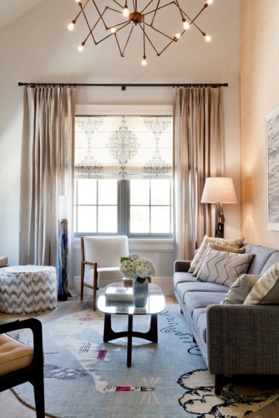 Гардины для штор, виды карнизов для штор, какие лучше выбрать самые удобные настенные варианты в зал — 39 фото
