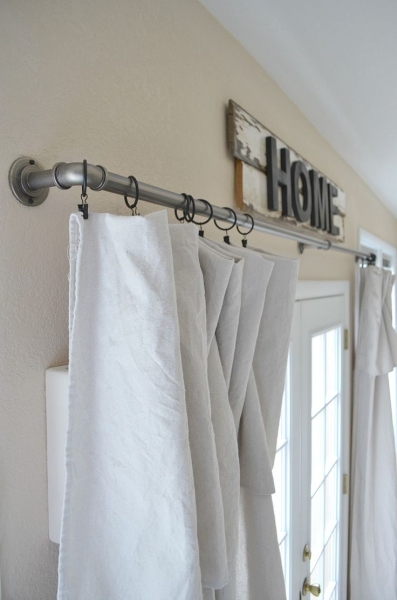 Гардины для штор, виды карнизов для штор, какие лучше выбрать самые удобные настенные варианты в зал — 39 фото