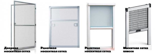 Виды москитных сеток