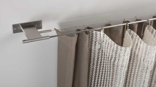 Гардины для штор, виды карнизов для штор, какие лучше выбрать самые удобные настенные варианты в зал — 39 фото