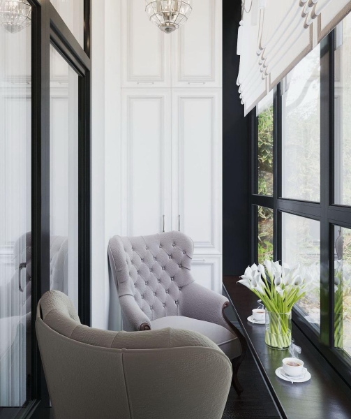 Дизайн лоджии — 75 реальных фото