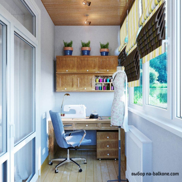 Дизайн лоджии — 75 реальных фото