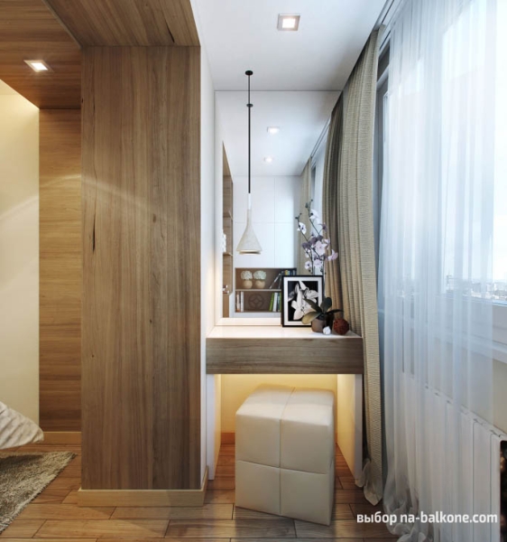 Дизайн лоджии — 75 реальных фото